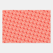 LIEBE Pink Lavender Orange Geschenkpapier Set (Vorderseite 2)