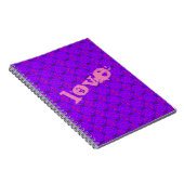LIEBE PINK MANDALA NOTEBOOK NOTIZBLOCK (Rechte Seite)
