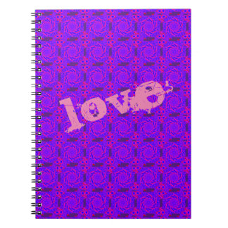 LIEBE PINK MANDALA NOTEBOOK NOTIZBLOCK