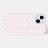 Liebe Pink Polka Dots Muster Case-Mate iPhone Hülle (Rückseite (Horizontal))