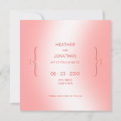 Liebe Pink Save the Date (Rückseite)