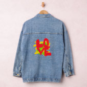 Liebe Pinsel Farbige Langarm Jeansjacke (Hangar)