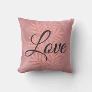 "Liebe" Pinselstrich Stroke Decorative Kissen
