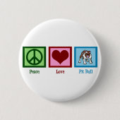 Liebe Pit Bull Button (Vorderseite)