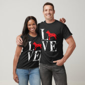 Liebe Pit Bull Shirt Perfektes Geschenk (Unisex)