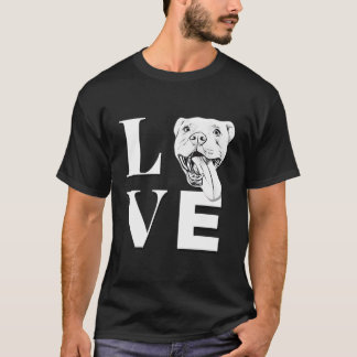 Liebe Pit Bulls Er Pitbull T-Shirt