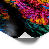 Liebe Pitbull Hund Schlafen auf dem Sofa Poster (Ecke)