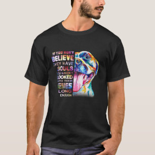 Liebe Pitbull Ich glaube, Soul Pitbull in den Auge T-Shirt