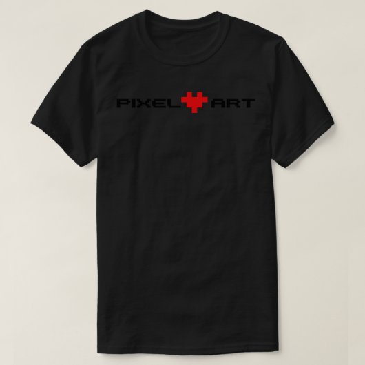 Liebe Pixel Art T-Shirt (Design vorne)