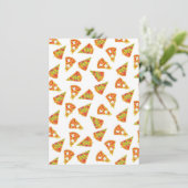 Liebe Pizza Einladung (Stehend Vorderseite)
