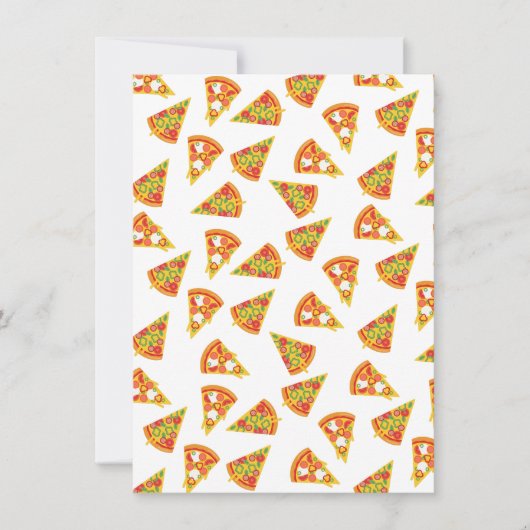 Liebe Pizza Einladung (Vorderseite)