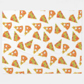 Liebe Pizza Fleecedecke (Vorderseite (Horizontal))