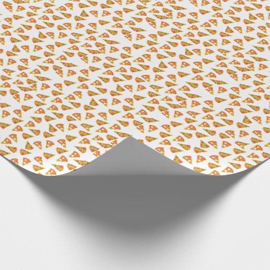 Liebe Pizza Geschenkpapier (Ecke)