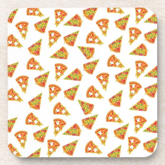Liebe Pizza Getränkeuntersetzer (Vorderseite)