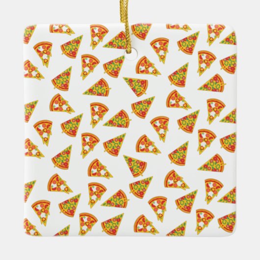 Liebe Pizza Keramikornament (Vorderseite)