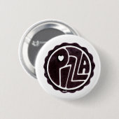 LIEBE-PIZZA-KNOPF BUTTON (Vorne & Hinten)