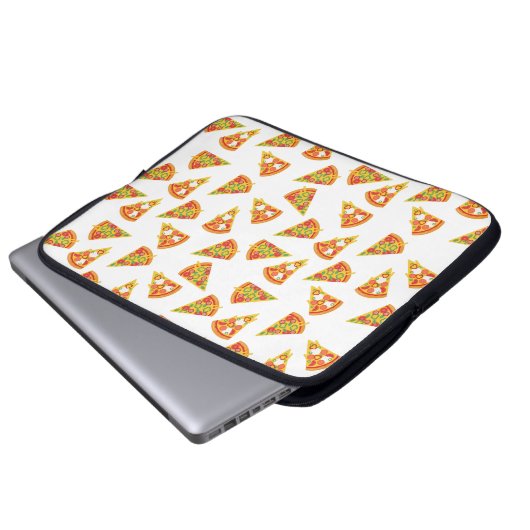 Liebe Pizza Laptopschutzhülle (Vorne Knopf)