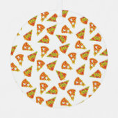Liebe Pizza Ornament Aus Metall (Vorderseite)