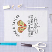 Liebe Pizza Paare Namen Seidenpapier (Handwerk)