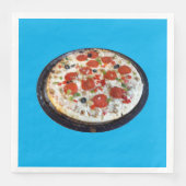 Liebe Pizza Paper Napkin Serviette (Vorderseite)