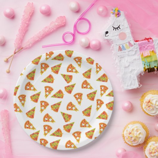 Liebe Pizza Pappteller (Party)