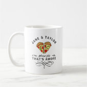 Liebe Pizza Personalisiert Kaffeetasse (Links)