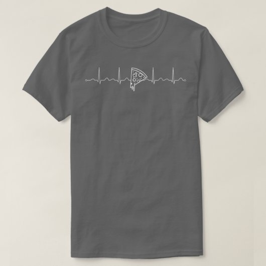 Liebe Pizza (Pizzafreund) T-Shirt (Design vorne)