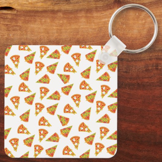 Liebe Pizza Schlüsselanhänger (Rückseite)