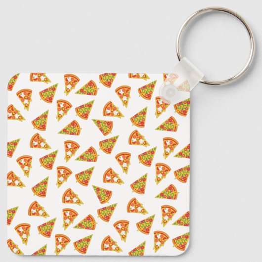 Liebe Pizza   Schlüsselanhänger (Rückseite)