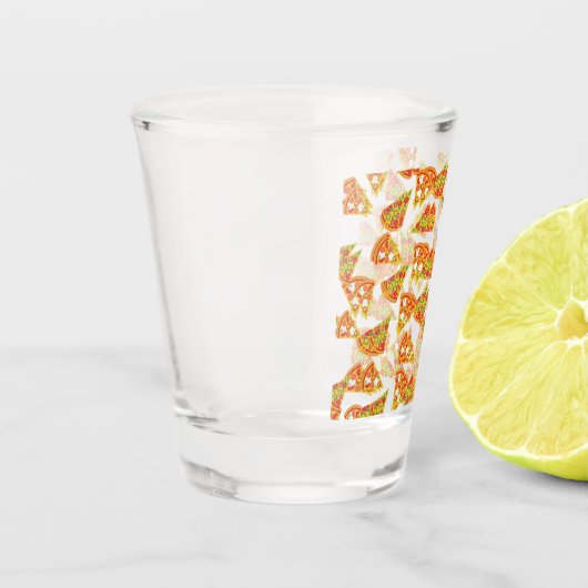 Liebe Pizza Schnapsglas (Links)