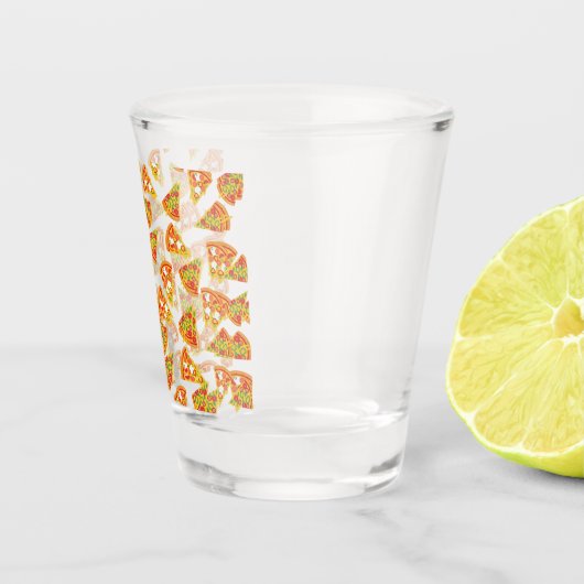 Liebe Pizza Schnapsglas (Rechts)