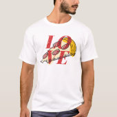 Liebe Pizza T-Shirt (Vorderseite)