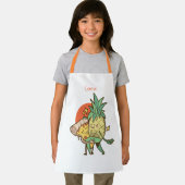 Liebe Pizza und Ananas Sie werden diese Liebe gena Schürze (Insitu)