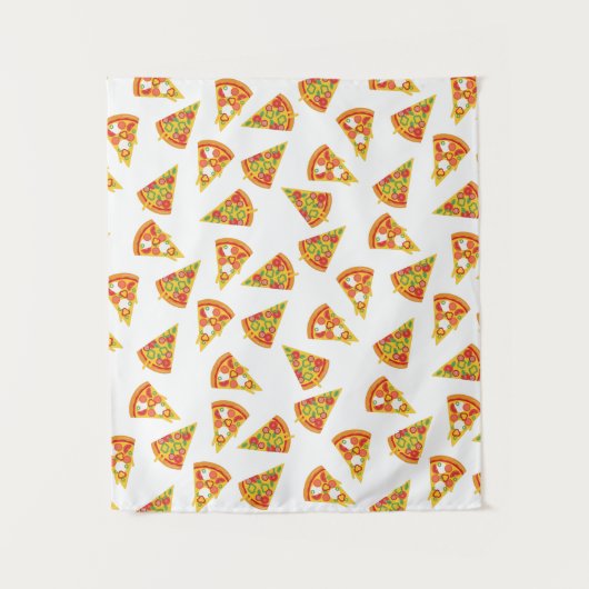 Liebe Pizza Wandteppich (Vorderseite)