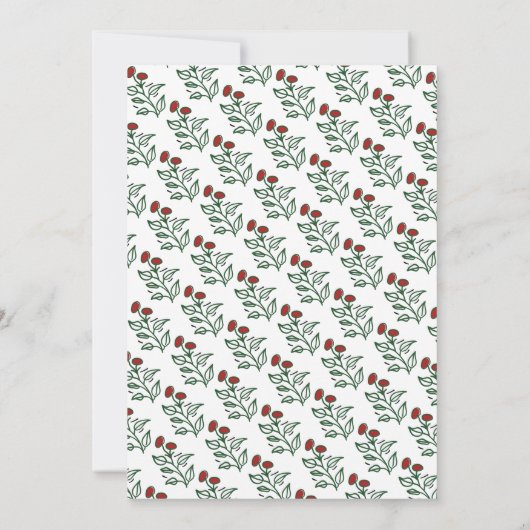 Liebe & Pizza Whimsical Hand Drawing Polterabend Einladung (Rückseite)