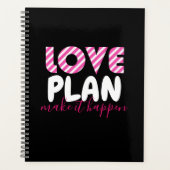 Liebe Plan machen es möglich, Motivierend Zitat Planer (Vorderseite)