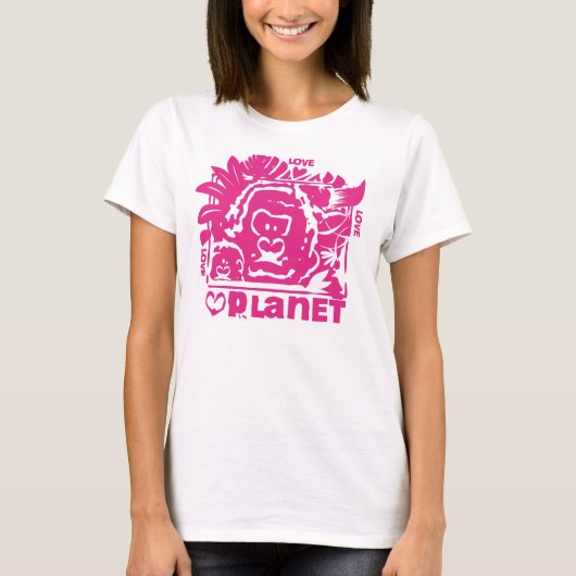 LIEBE PLANET T-Shirt (Vorderseite)
