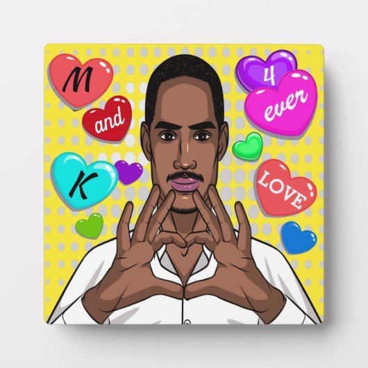 LIEBE Plaque Fotoplatte (Vorderseite)