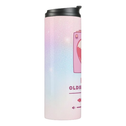 Liebe-Playliste Thermosbecher (Nach links gedreht)