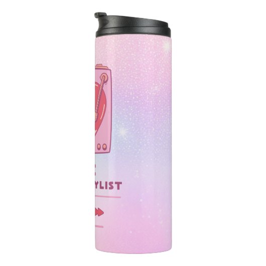 Liebe-Playliste Thermosbecher (Nach rechts gedreht)