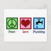 Liebe Plumbing Postkarte (Vorderseite)