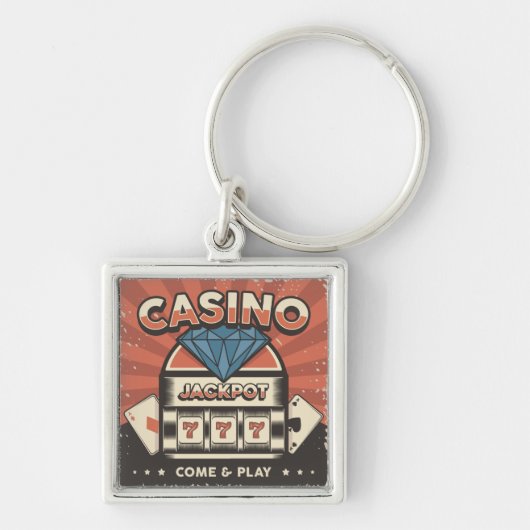 Liebe POKER Jackpot Schlüsselanhänger (Vorne)