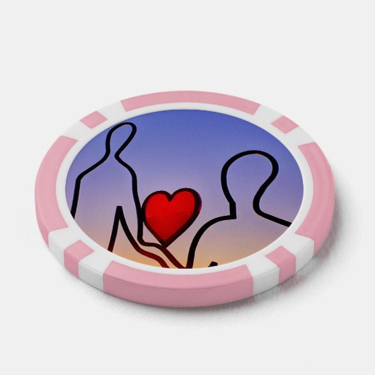 Liebe Pokerchips (Einzeln)