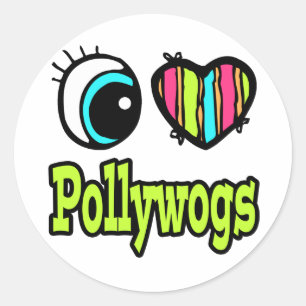 Liebe Pollywoods Runder Aufkleber
