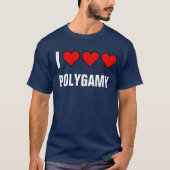 Liebe-Polygamie T-Shirt (Vorderseite)