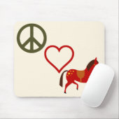 Liebe Ponies Horse Mousepad (Mit Mouse)