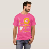 Liebe Pool Snooker Balls Player Billiard T-Shirt (Vorne ganz)