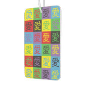 Liebe Pop Art Autolufterfrischer (Links)