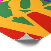 Liebe Pop Art Poster (Ecke)