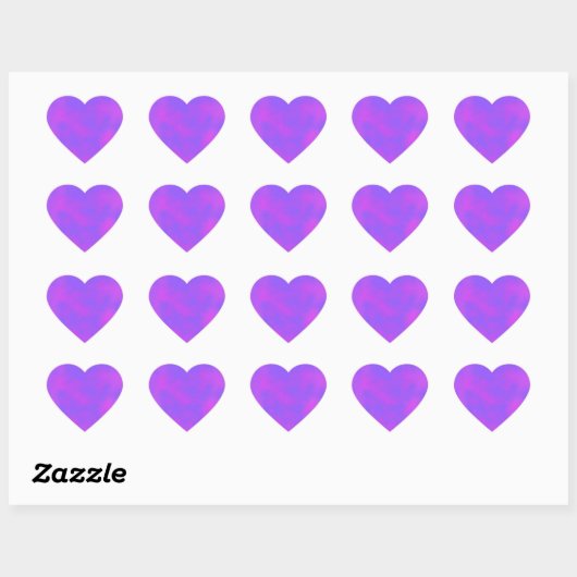 Liebe Pop Heart Sticker (Blatt)
